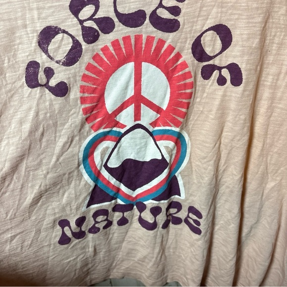 Old Navy Size 3X Light Pink FORCE OF NATURE Graphic Short Sleeve Womens Top NWT! - Picture 4 of 15
